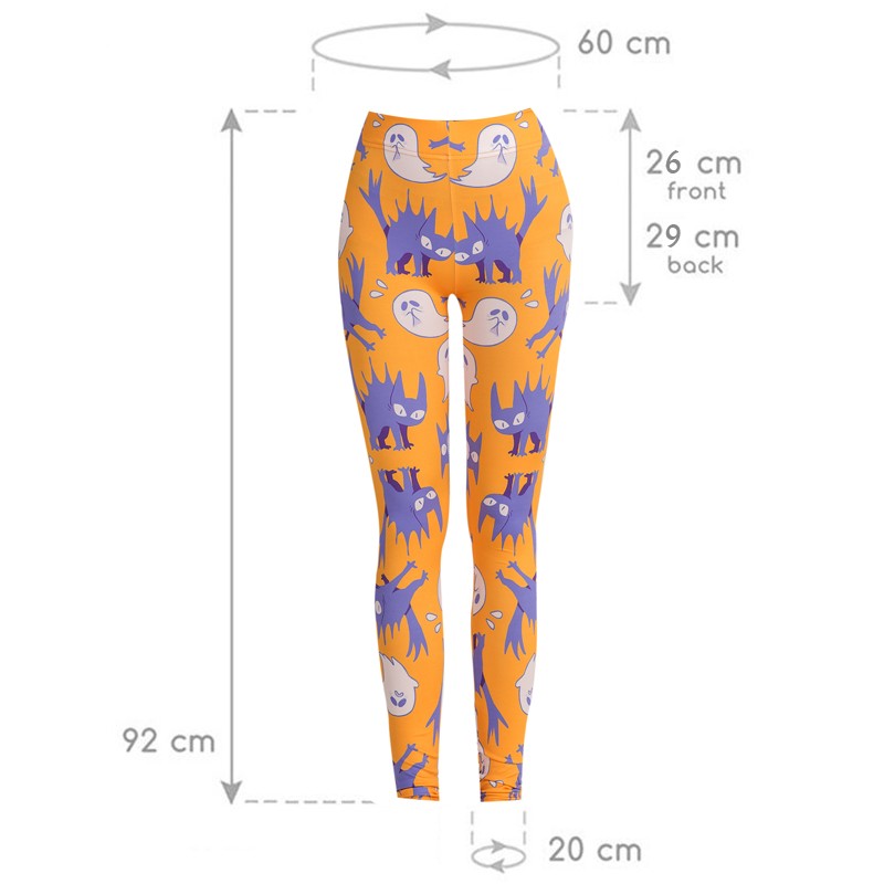 Ghost for Halloween Women's colorful Women's Yoga pants